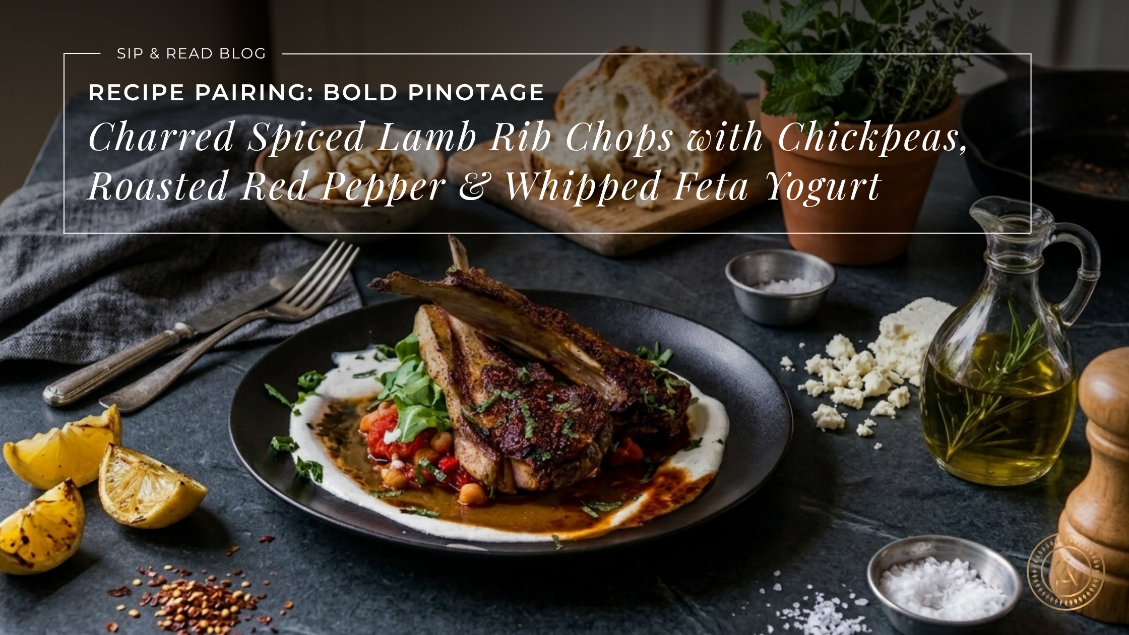 Recipe: Charred Spiced Lamb Rib Chops with Whipped Feta Yogurt