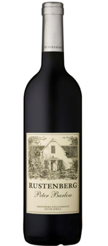 Bottle of Rustenberg 'Peter Barlow' Cabernet Sauvignon 2021 from Stellenbosch with red and black fruit, cedar, and clove.
