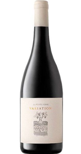 Bottle of La Petite Ferme 'Variation' Red Blend from Franschhoek, with violet and oak.