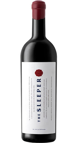 Bottle of Rickety Bridge 'The Sleeper Shiraz' Shiraz, Franschhoek 2021 red wine with dark fruit and spice.