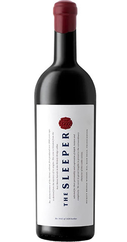 Bottle of Rickety Bridge 'The Sleeper Shiraz' Shiraz, Franschhoek 2021 red wine with dark fruit and spice.