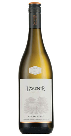 Bottle of L'Avenir Provenance Chenin Blanc, Stellenbosch 2023 white wine with citrus and tropical notes.