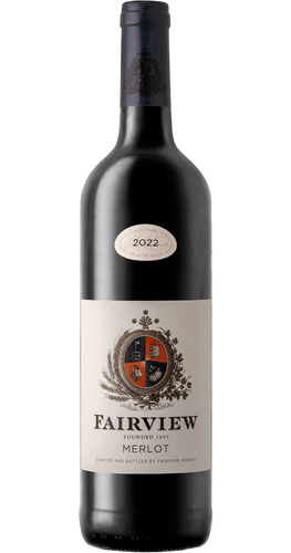 Bottle of Fairview Merlot 2022