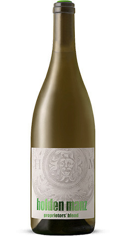 Bottle of Holden Manz 'Proprietors' White Blend 2022 from the Western Cape, with fruit and perfume notes.