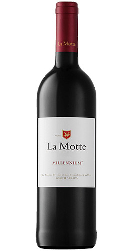 Bottle of La Motte Millenium Merlot/Cabernet Blend 2022 from the Western Cape