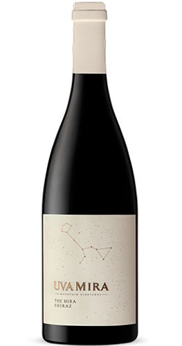 Bottle of Uva Mira Mountain Vineyards 'The Mira' Shiraz 2022 from Stellenbosch