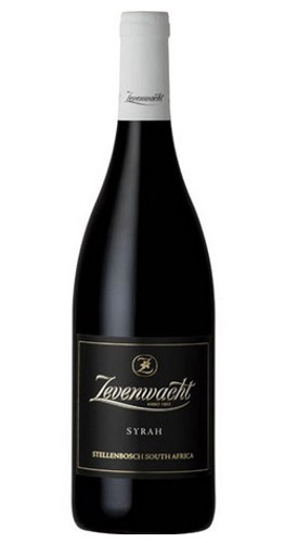 Bottle of Zevenwacht Syrah 2022 from Stellenbosch