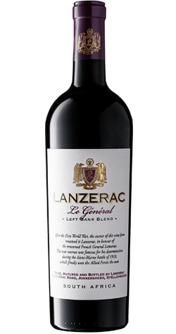 Bottle of Lanzerac 'Le General' Red Blend 2021 from Stellenbosch