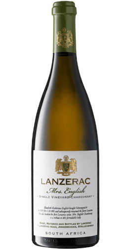 Bottle of Lanzerac 'Mrs English' Chardonnay 2024 from Stellenbosch