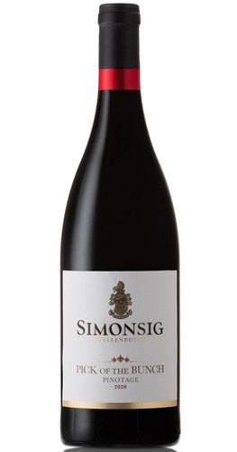 Bottle of Simonsig 'Pick of the Bunch' Pinotage 2022 from Stellenbosch