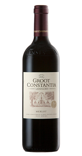 Bottle of Groot Constantia Merlot 2022
