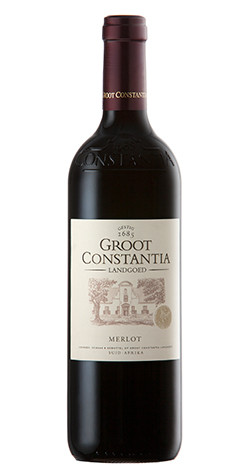 Bottle of Groot Constantia Merlot 2022