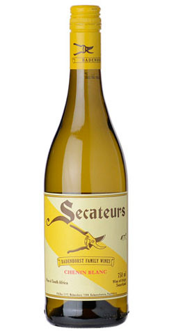 Bottle of AA Badenhorst 'Secateurs' Chenin Blanc 2024 from Swartland