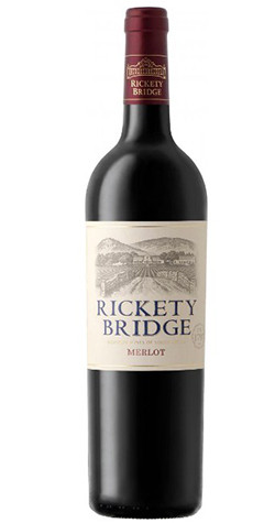 Bottle of Rickety Bridge Merlot 2022 from Franschhoek