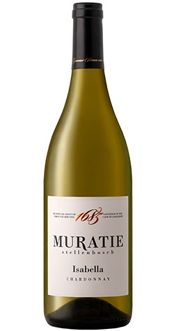 Bottle of Muratie Isabella Chardonnay 2024 from Stellenbosch
