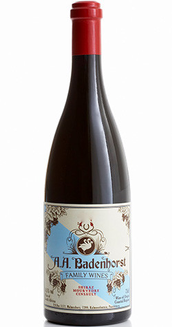 Bottle of AA Badenhorst Family Red Blend 2018 from Swartland