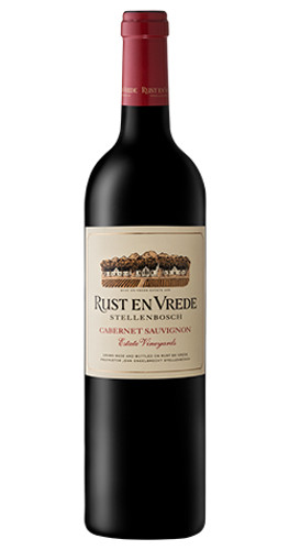 Bottle of Rust en Vrede 'Estate Vineyards' Cabernet Sauvignon 2023 from Stellenbosch