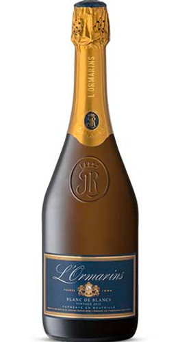 Bottle of L'Ormarins Blanc De Blancs Chardonnay 2021 from Western Cape
