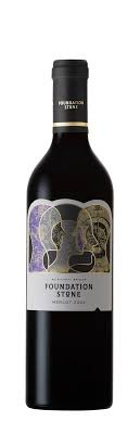 Bottle of Rickety Bridge 'Foundation Stone' Merlot 2024 from Franschhoek.
