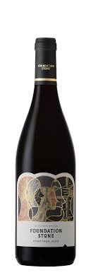 Bottle of Rickety Bridge 'Foundation Stone' Pinotage 2024 from Franschhoek.