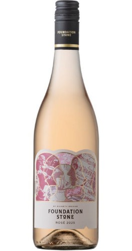 Bottle of Rickety Bridge 'Foundation Stone' Rosé 2025 from Franschhoek.