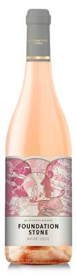 Bottle of Rickety Bridge 'Foundation Stone' Rosé 2025 from Franschhoek.
