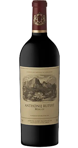 Anthonij Rupert Merlot 2021 Coastal Region 750ml wine bottle