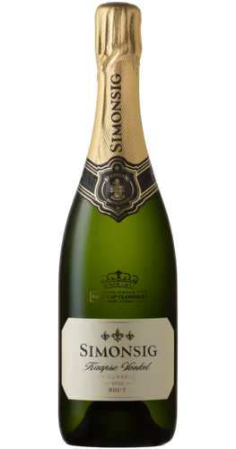 Simonsig 'Kaapse Vonkel Brut' White Blend 2024 Stellenbosch South African sparkling wine 750ml