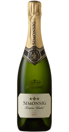 Simonsig 'Kaapse Vonkel Brut' White Blend 2024 Stellenbosch South African sparkling wine 750ml