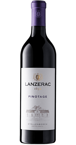 Bottle of Lanzerac Pinotage from South Africa 2023