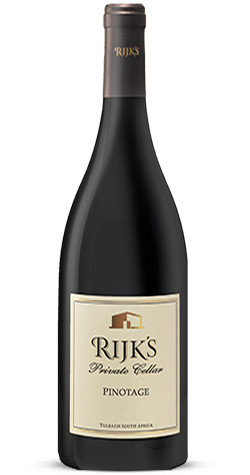 Rijk’s Private Cellar Pinotage 2022 Tulbagh South African red wine bottle