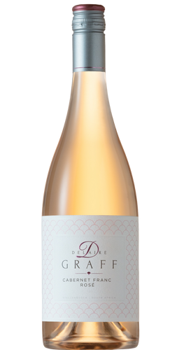 Delaire Graff Rosé Cabernet Franc wine bottle from Stellenbosch