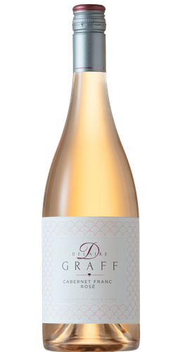 Delaire Graff Rosé Cabernet Franc wine bottle from Stellenbosch