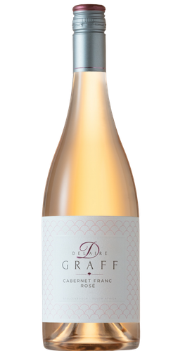 Delaire Graff Rosé Cabernet Franc wine bottle from Stellenbosch