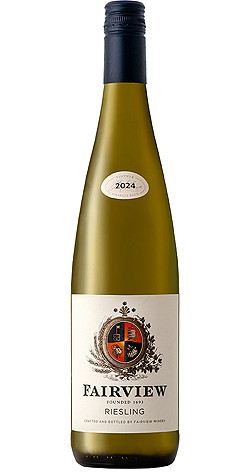 Fairview Riesling 2025 wine bottle from Darling