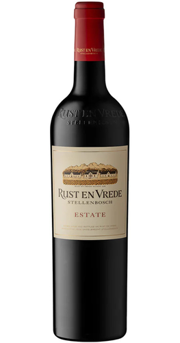 Rust en Vrede Estate Red Blend 2022 Stellenbosch South African premium red wine bottle