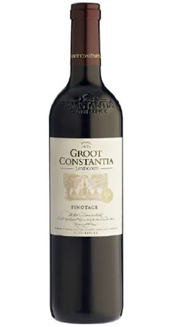 Groot Constantia Pinotage 2018 red wine bottle from Constantia South Africa