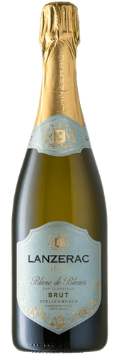 Lanzerac Blanc de Blancs Stellenbosch wine bottle