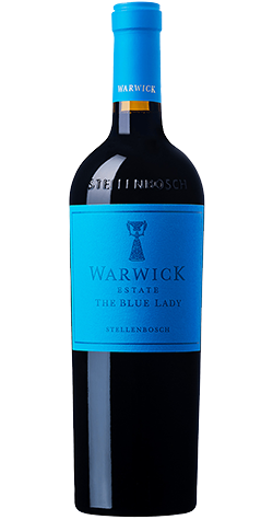 Warwick Blue Lady Cabernet Sauvignon 2021 Stellenbosch wine bottle