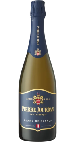 Pierre Jourdan Blanc de Blancs 2021 Franschhoek South African Cap Classique sparkling wine bottle
