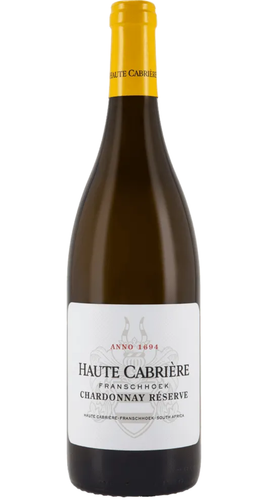 Haute Cabrière Chardonnay Réserve 2024 Franschhoek South African Chardonnay wine bottle