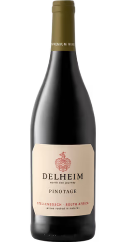Delheim Pinotage 2024 Stellenbosch wine bottle