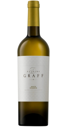 Delaire Graff Reserve White 2024 Western Cape South African white blend wine bottle
