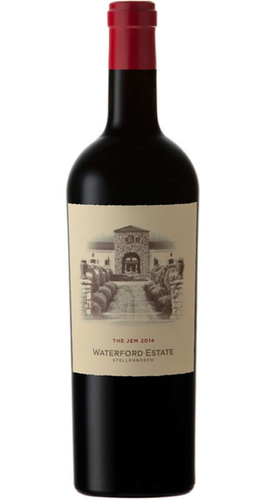 Waterford Estate The Jem 2015 Stellenbosch premium South African red blend wine bottle