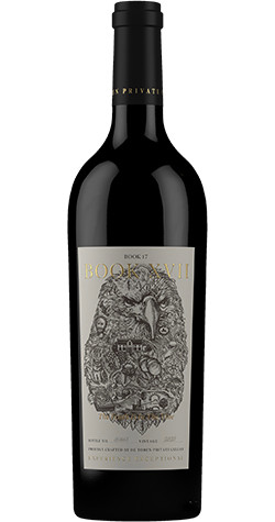 Bottle of De Toren 'Book XVII', Stellenbosch 2020 red wine with dark fruit and spice.