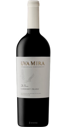 Uva Mira Mountain Vineyards The Dance Cabernet Franc 2024 Stellenbosch wine bottle