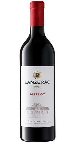 Lanzerac Merlot 2024 Stellenbosch wine bottle