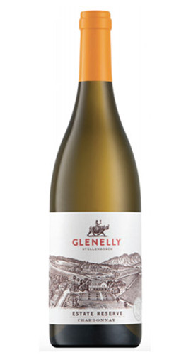 Bottle of Glenelly 'Estate Reserve' Chardonnay, Stellenbosch 2021 white wine with citrus and oak.