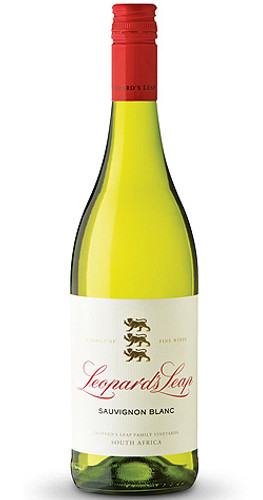 Bottle of Leopard's Leap Sauvignon Blanc, Western Cape 2023 white wine with fresh citrus flavors.