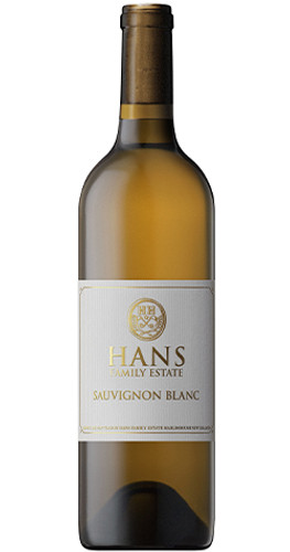 Bottle of Hans Herzog Hans Family Estate 'Sur Lie' Sauvignon Blanc, Marlborough 2018 white wine with tropical and citrus notes.